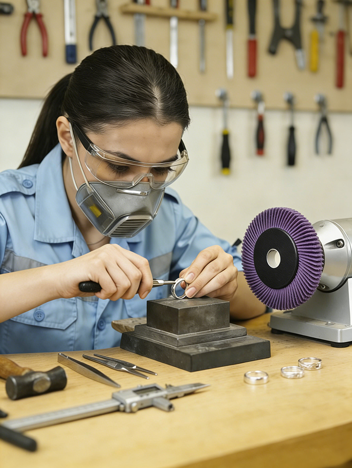 RadialBristleDiscpurp