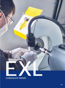 Rueda enrollada Tianjin Pengyu Nice Top EXL 9S FIN 8X2X3 pulgadas